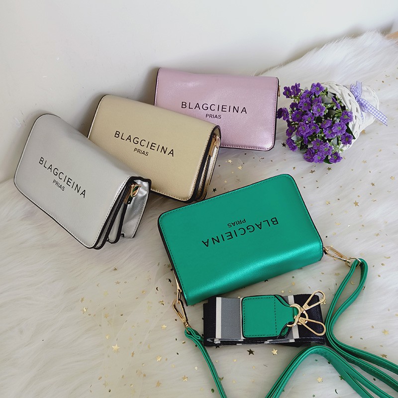 ready cod tas wanita selempang terbaru sling bag fashion kulit sintetis terbaru 2 tali