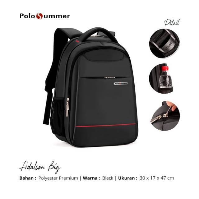 Tas Ransel Polo Summer USB Original