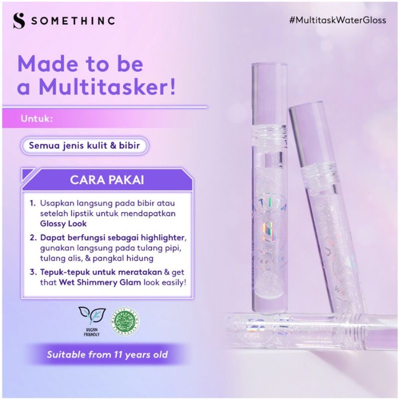 SOMETHINC Multitask Water Gloss | Lip Gloss