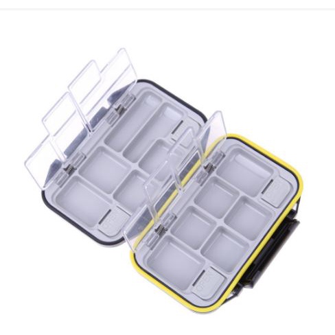 [TOSERBA_EMAK] - Lixada Box Kotak Perkakas Kail Pancing 12 Ruang - MCC01 - Black