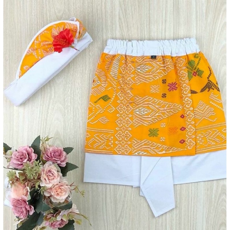 bunga pucuk/bunga pucuk merah/bunga merah/aksesoris