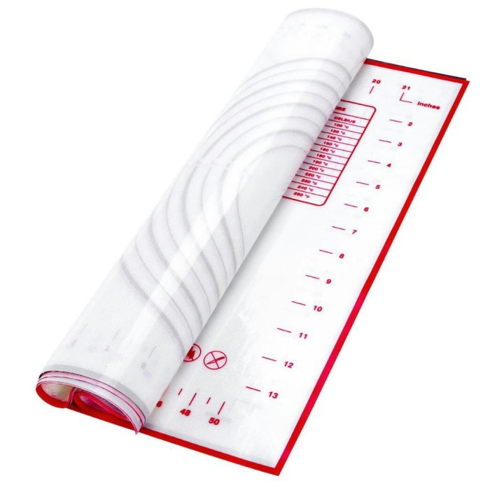 White silicone kneading dough mat / silmat / silicone mat