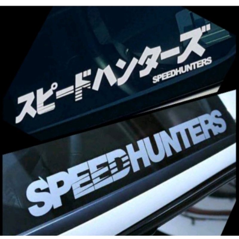 STIKER CUTTING SPEEDHUNTER DENGAN TULISAN KANJI JAPAN TAHAN LAMA KREN DAN KEKINIAN