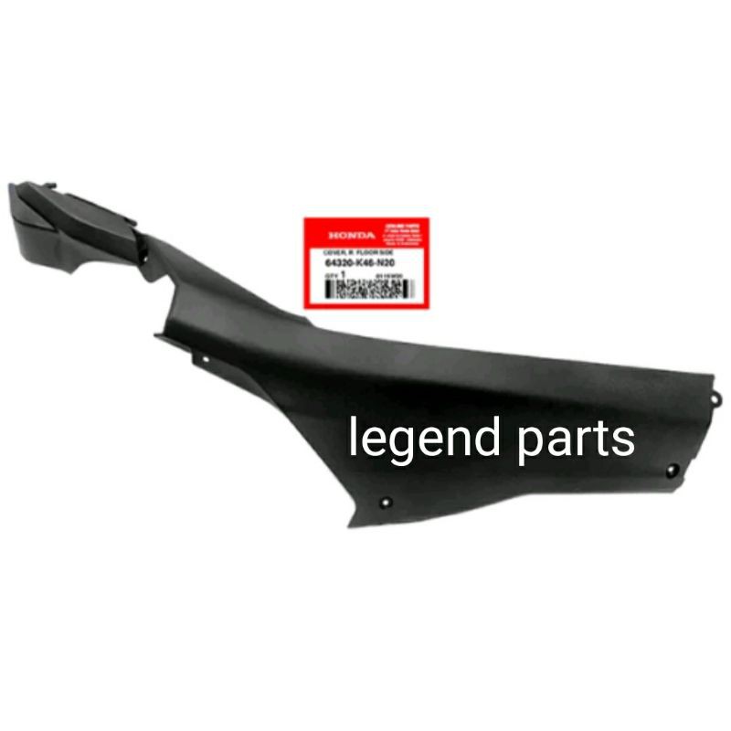 cover sirip dek lantai bawah kanan Vario 110 fi esp 2017