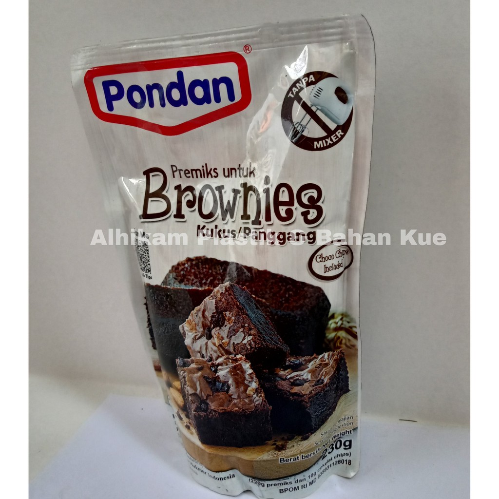 

Pondan Brownies Kukus & Panggang Coklat 230gr