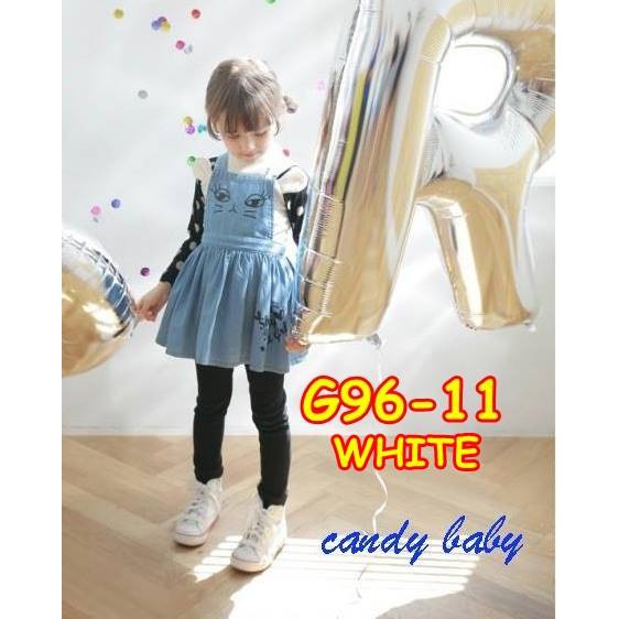 G96-11 WHITE / SETELAN BAJU ANAK-ANAK CEWEK