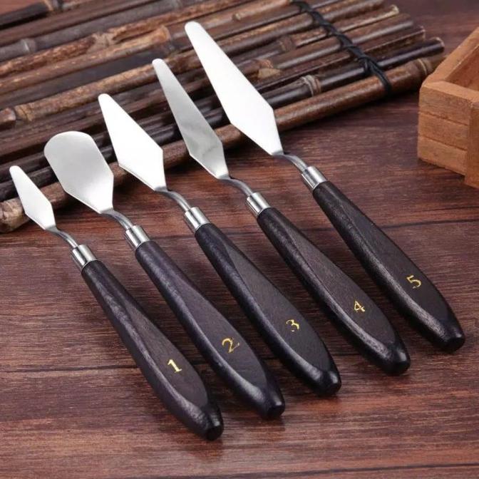 

Palette Knives Set Scraper Alat Lukis Painting Spatula Stainless
