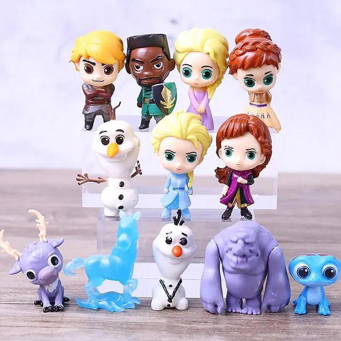 

Frozen Anna Elsa Figure / Hiasan Kue Set of 12