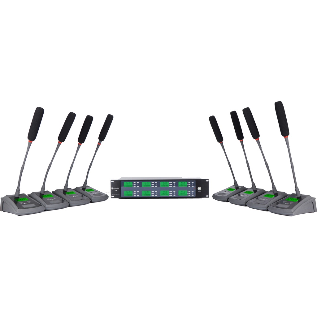 Soundbest IP 8 IP-8 IP 8 Mic Meja Wireless Conference 8 Mic Original