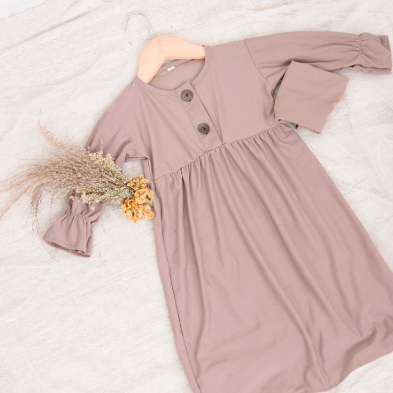 Gamis bayi perempuan newborn baru lahir 0 6 bulan 1 2 tahun | gamis anak perempuan | gamis bayi syari | baju anak perempuan