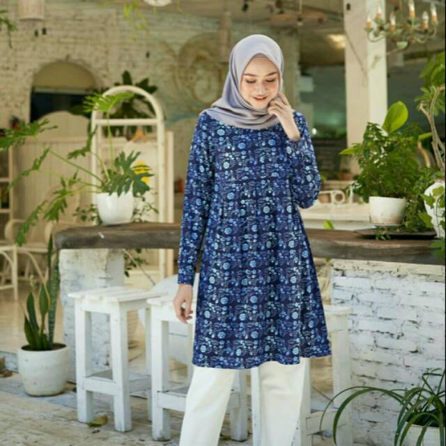 Mentawai Tunik NAVY by Heaven Lights