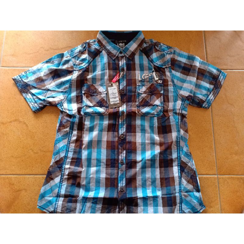 Kemeja LGS Pria L Slim Fit Outdoor JeansDenim original