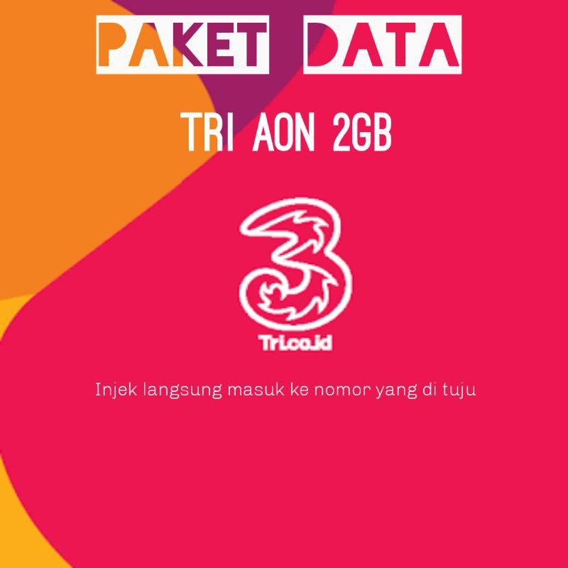 paket internet tri aon 2gb masa aktif