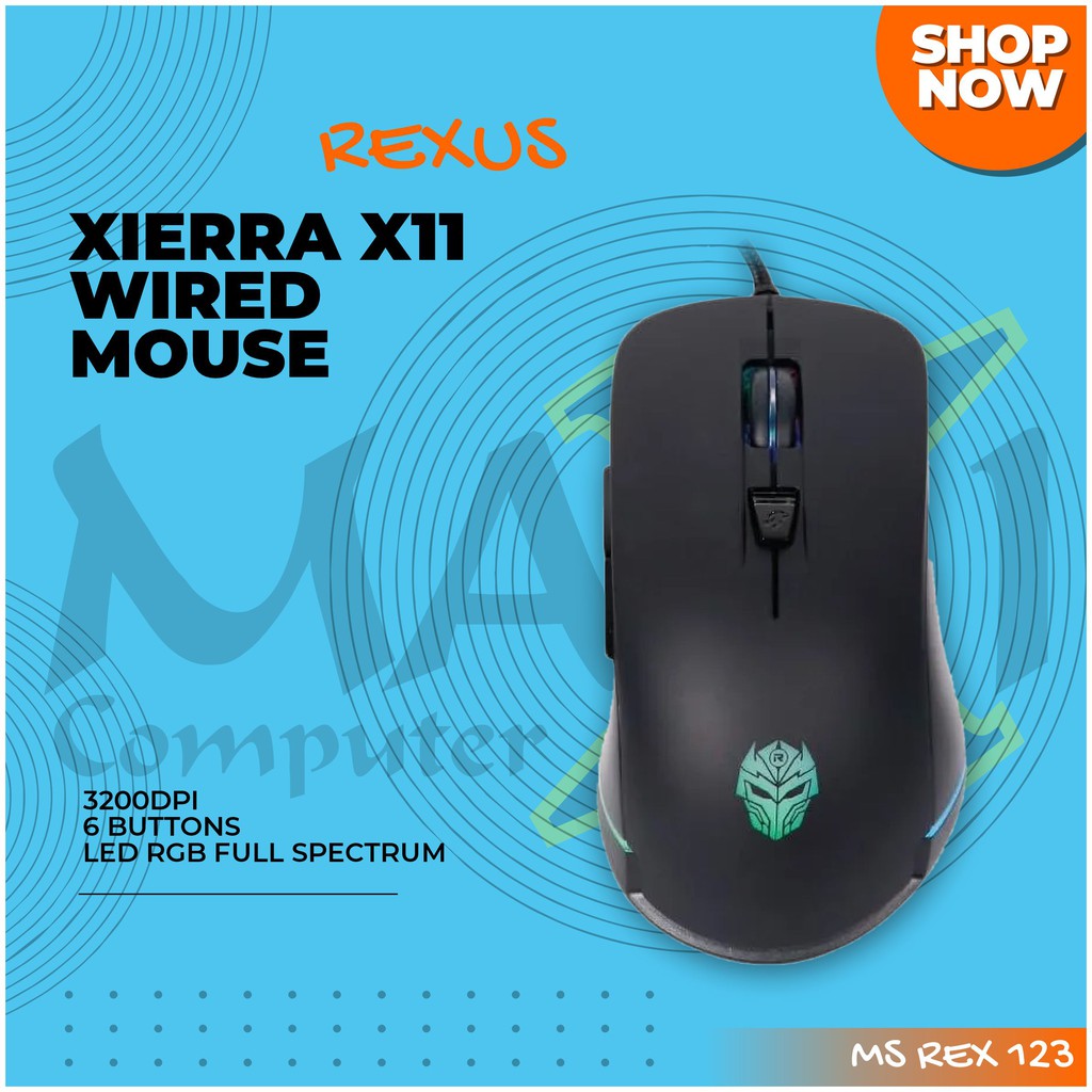 Jual Rexus Xierra X Dpi Buttons Macro Full Spectrum Rgb Gaming