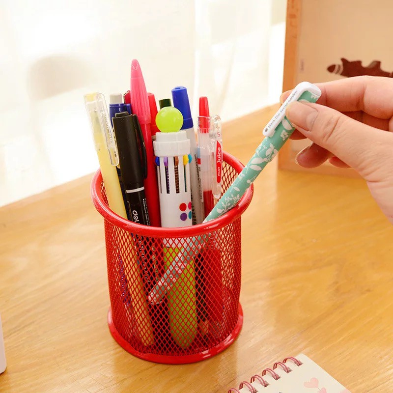 INFY - KERANJANG / TEMPAT PENSIL / ALAT TULIS MEJA - DESK SET - PEN HOLDER R010