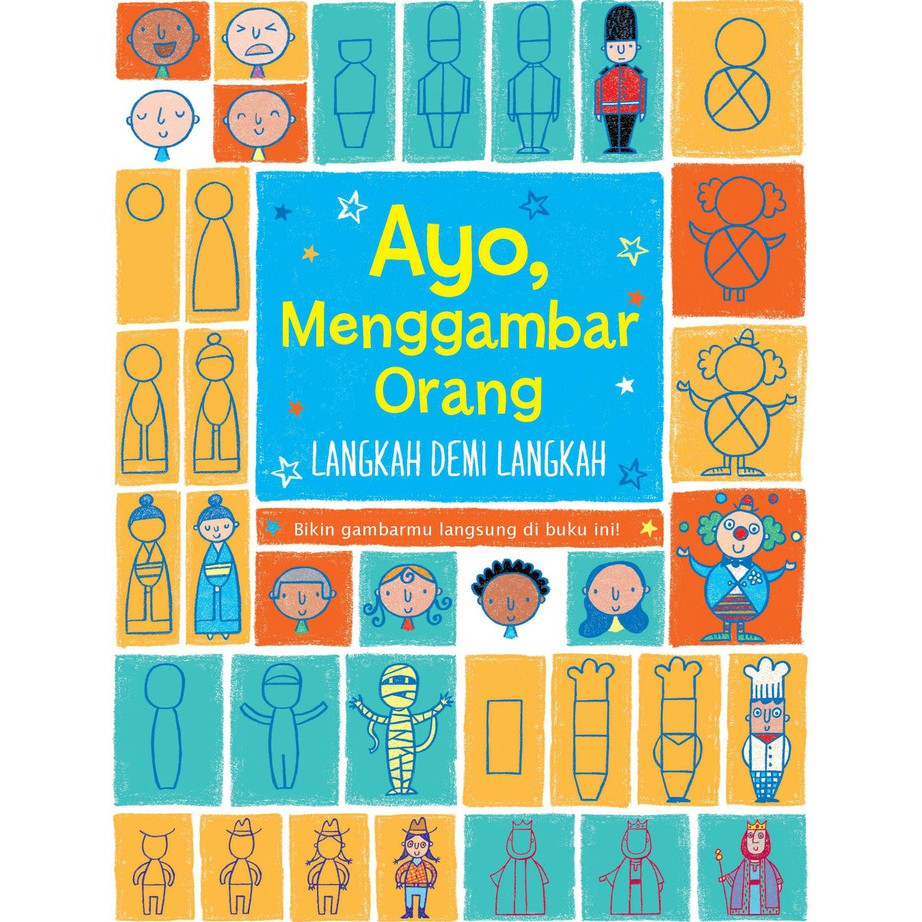 AYO MENGGAMBAR ORANG LANGKAH DEMI LANGKAH