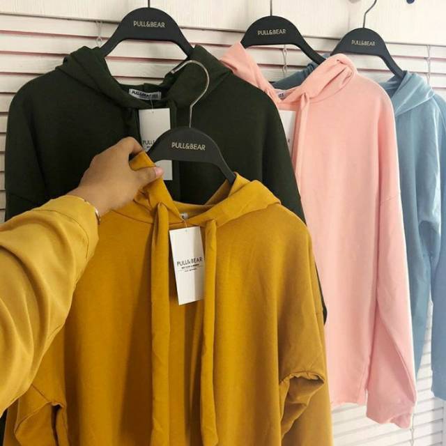 hoodie pull and bear shopee