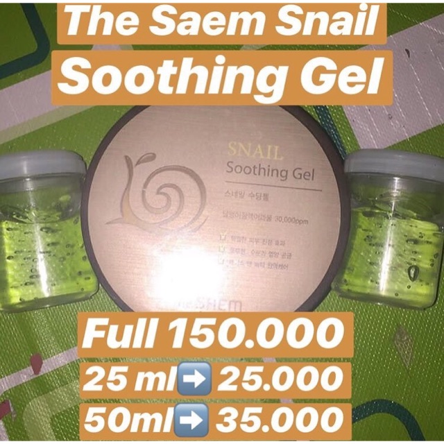 The saem snail soothing gel