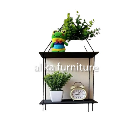 RAK&gt;FURNITURE/HIASAN DINGDING MINIMALIS 2 TINGKAT MODEL MODERN