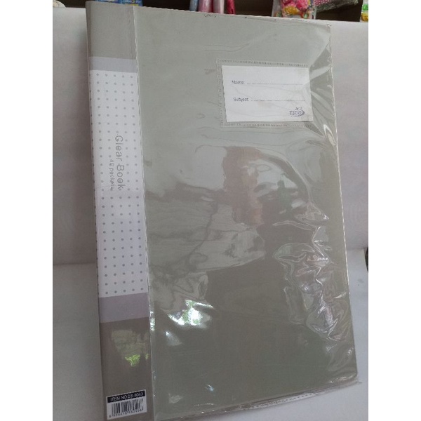 

Clear Book / Clear Holder / Dokumen Keeper / Display Book(isi 40 pockets)