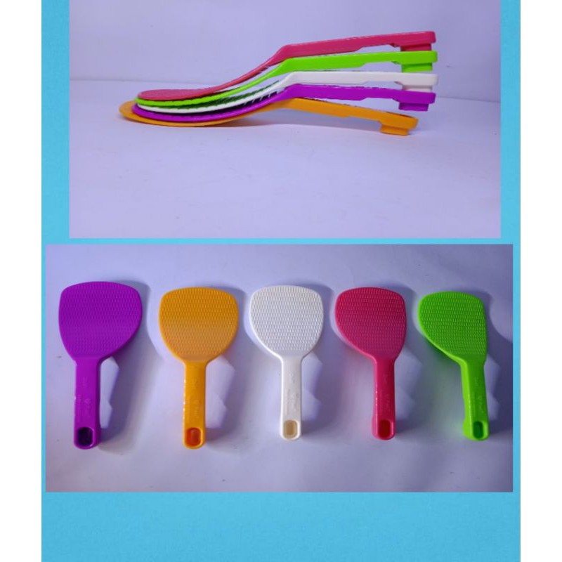 Centong Nasi Plastik Unik / Centong Nasi Warna-warni