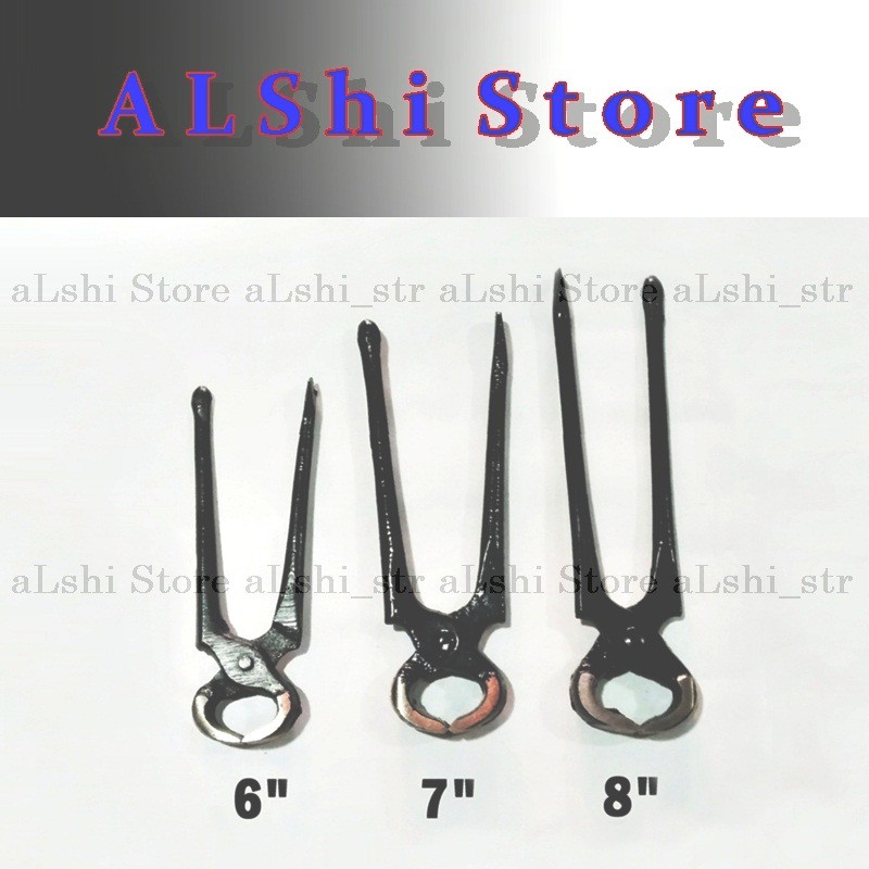 Tang Gegep Catut Kakak Tua Kepala Besar Hitam 6/7/8"inch