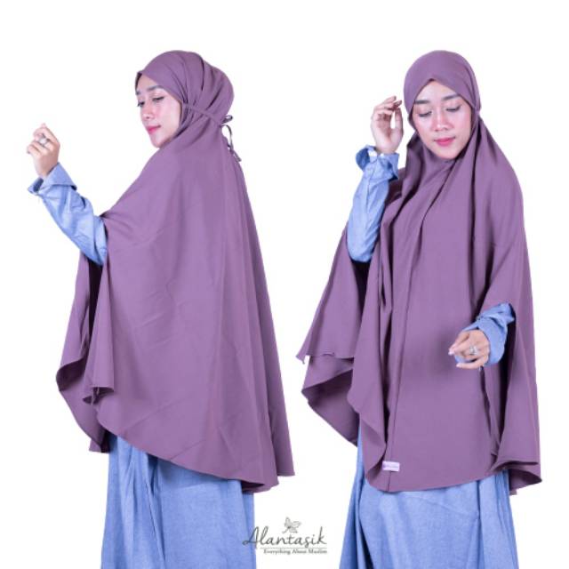 ALANTASIK Jilbab Jumbo ALENA HIJAB INSTAN JUMBO HANDSLLIT GR.7