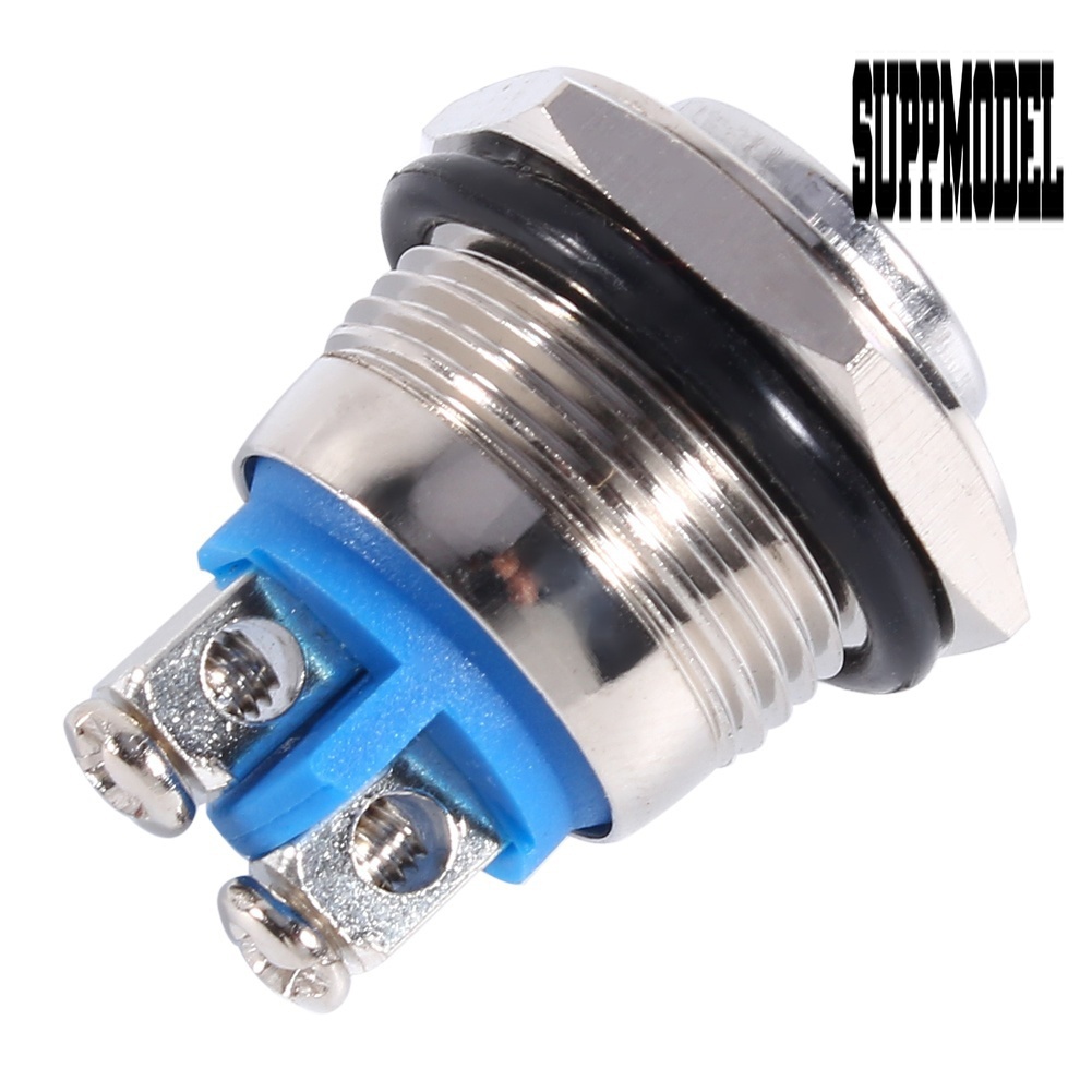 Tombol Tekan ON / OFF Klakson Mobil 12V 16mm Bahan Metal Anti Air