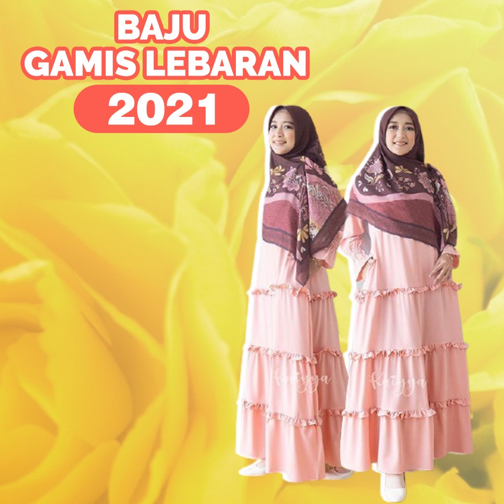 Baju Lebaran Gamis Gamis Casual Lebaran Model Baju Lebaran Wanita 2021