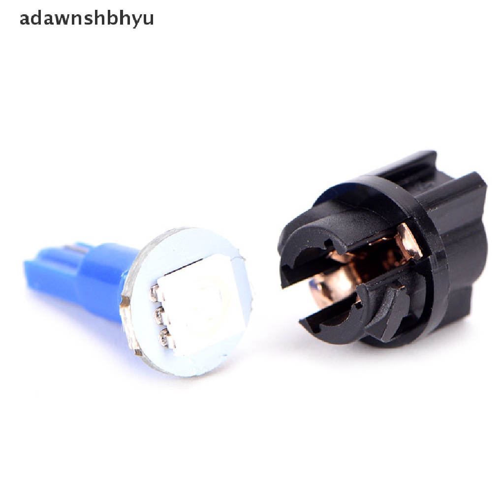 Adawnshbhyu 10Pcs T5 5050panel Instrumen LED Cluster Dash Light Bulb Twist Socket