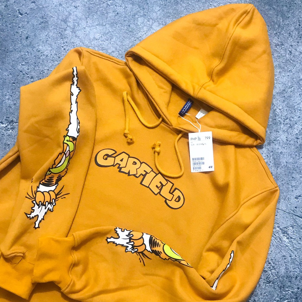 Jaket Sweater Hoodie GARFIELD – Yellow Edition Trendy Casual Unisex Good Brand Quality Stylish