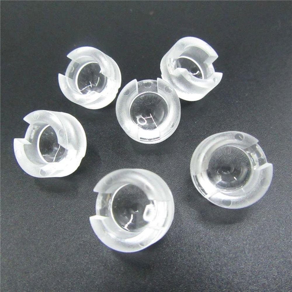 NICKOLAS1 Lensa LED DIY Lampu LED PCB Collimator Lens Cembung Lensa Akrilik15 30 45 60 90 Lensa 100 Derajat Untuk IR CCTV Lensa Mini