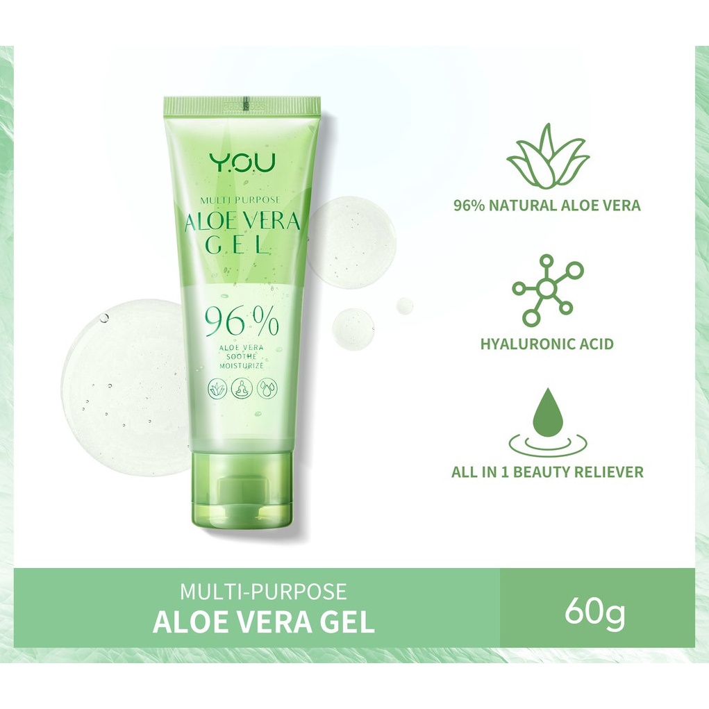 Kosmetik You Multi Purpose Aloe Vera 96%  60 Gram