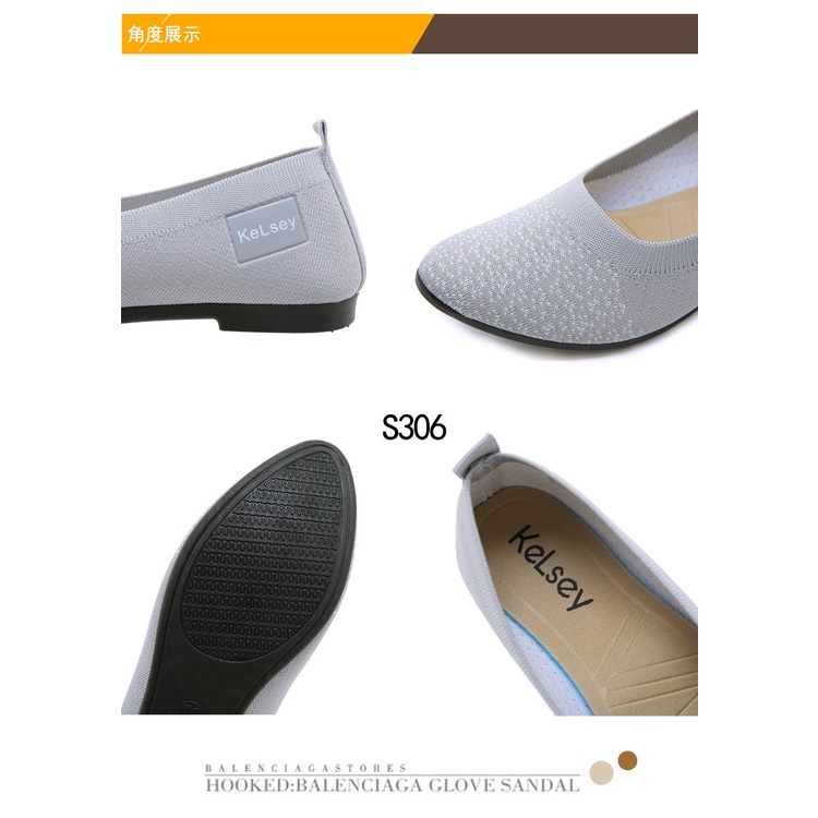 Nicole Sepatu Slip On Wanita / Sepatu Flat Wanita S306