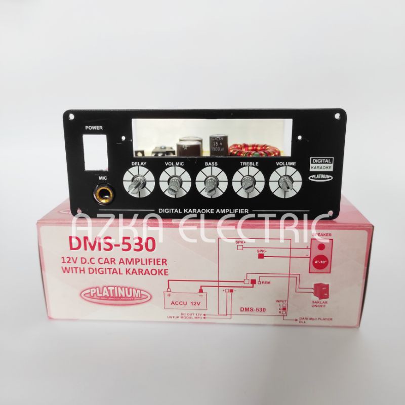 Kit Power Amplifier Speaker Aktif 12V DC DMS 530