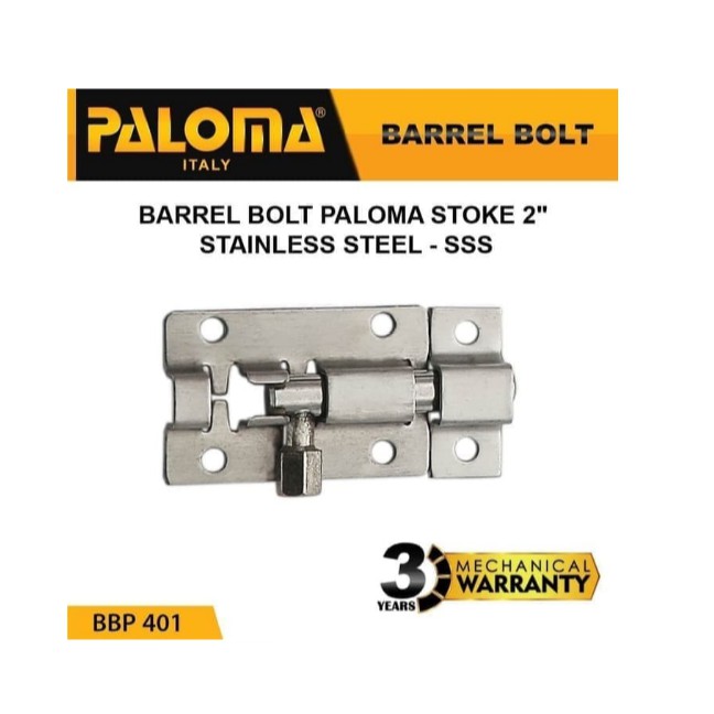 Jual Grendel Slot Kunci Pintu Barrel Bolt Paloma Bbp Stoke Inch