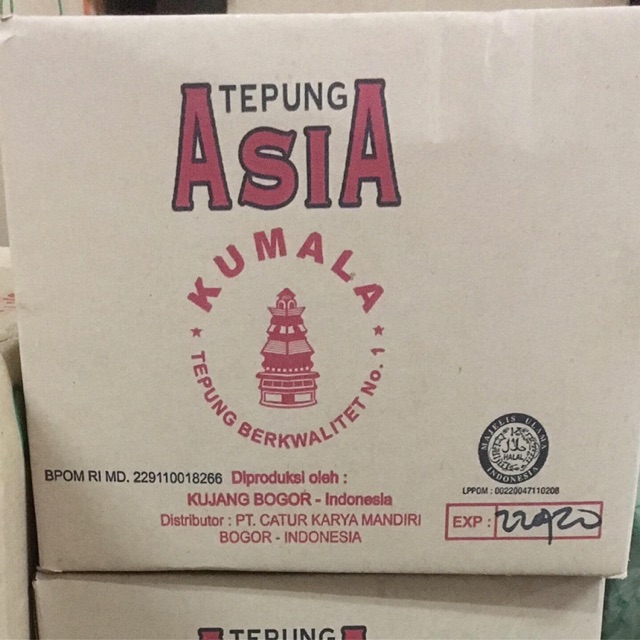 Tepung Asia Kumala Dus / Tepung Asia Karton 25bks x 80g/ Tepung Asia Dus