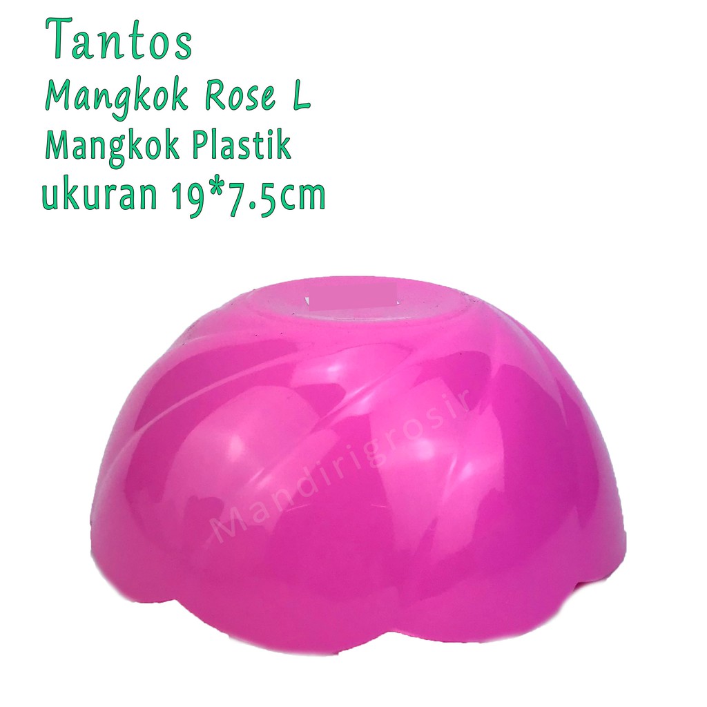 Mangkok bentuk bunga * Mangkok Rose L * Pink *5156