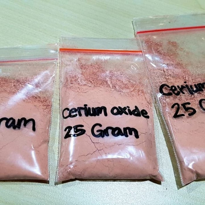 25G cerium oxide ce02 penghilang baret dan jamur kaca 25gram CE 02 o2