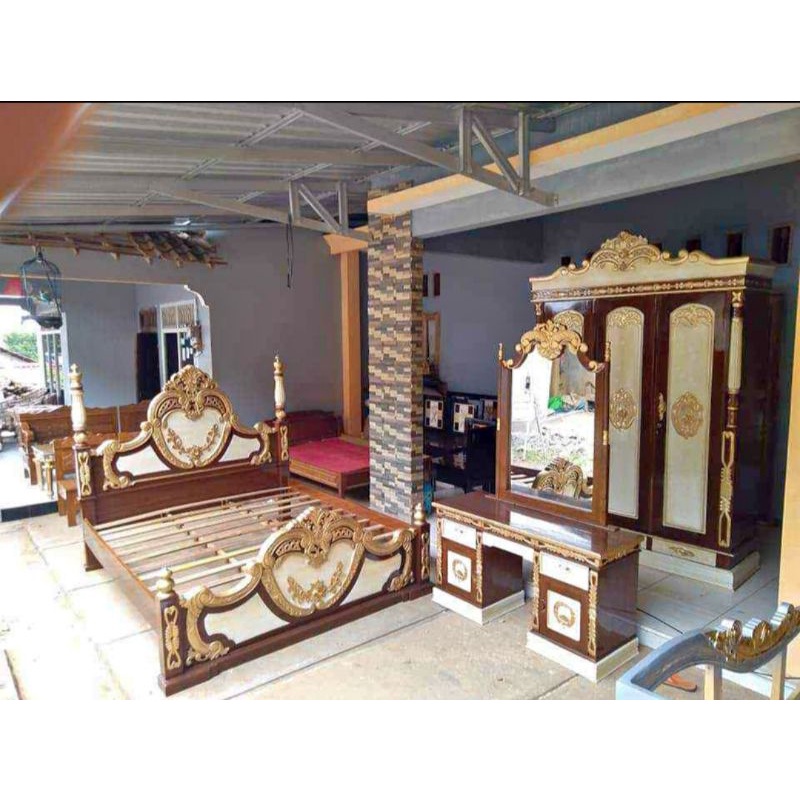 SET Kamar Ukir Jepara Jati Cinta