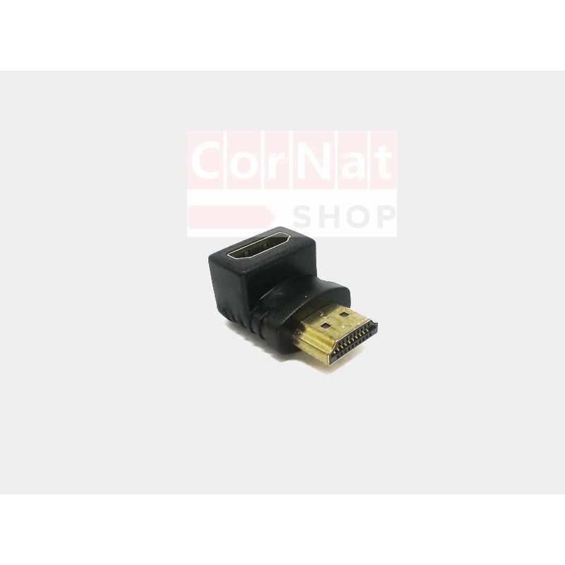 Konektor HDMI Bentuk L Siku 90 derajat Female HDMI to Male HDMI