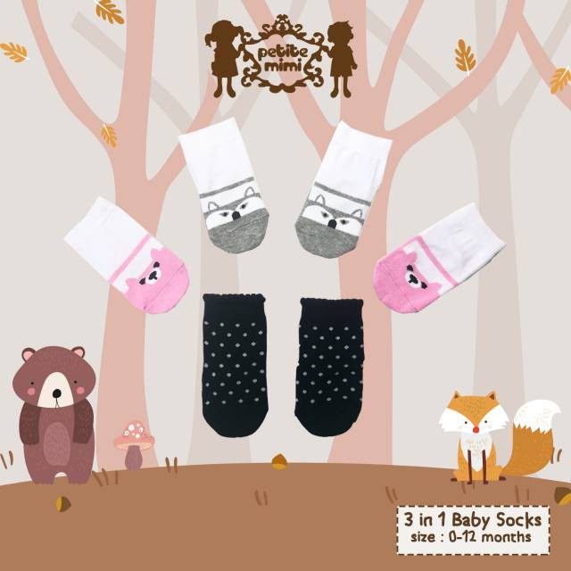 Petite Mimi Socks ( Isi 3pasang )