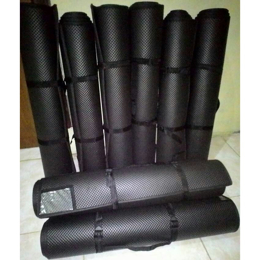 Matras Camping Hitam Polos