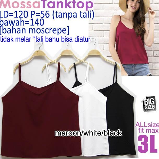 mossa tank top ld 120 BIG SIZE XXXL JUMBO camisole