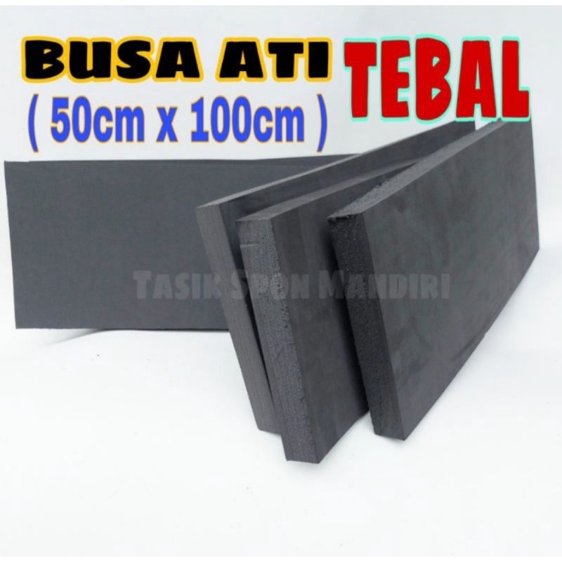 Busa Ati Tebal 50cm x 100cm / Eva spon 2cm/ Busa ati tebal 3cm/ Bantalan target panahan