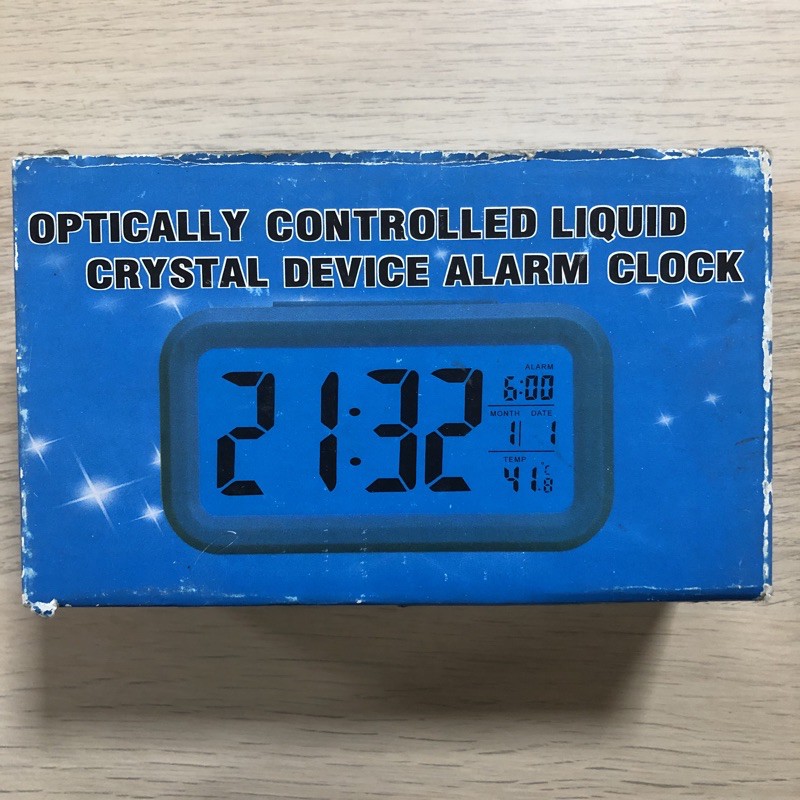 JAM LCD DIGITAL SENSOR  || LIQUID CRYSTAL DEVICE ALARM CLOCK MURAH