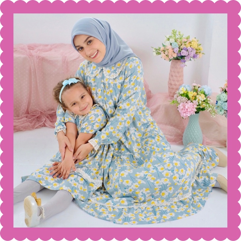 Ounadoutfit BERRY COUPLE IBU ANAK collection | baju kembaran ibu dan anak | dress rayon ibu dan anak | outfit couple ibu dan anak gemes | couple cantik | homedress rayon cantik