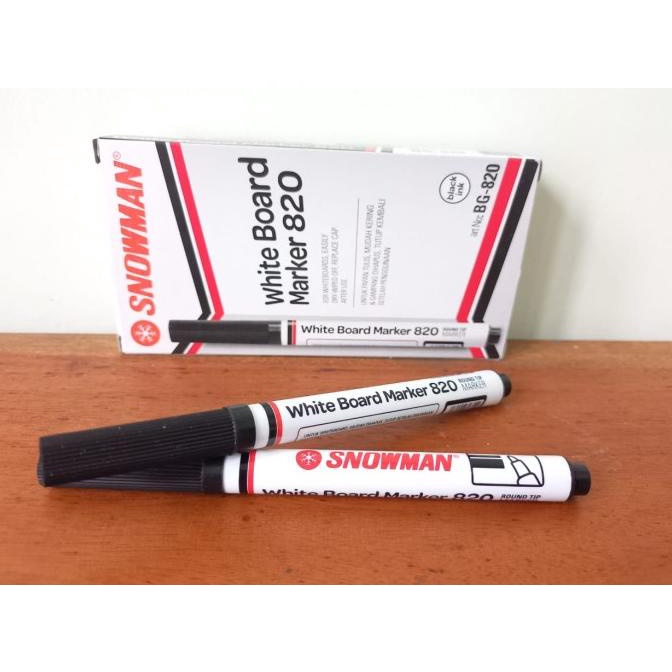 

Open DS] SNOWMAN WHITE BOARD MARKER FOR WORKSHEET Spidol Black BG820 BG-820