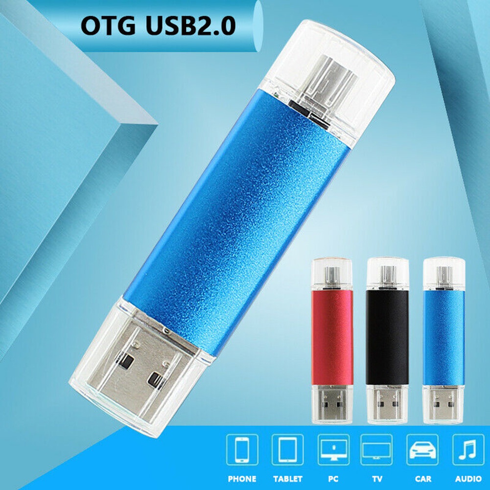 1 / 2TB OTG USB 2.0 Flash Drive Portabel 2 in 1 Untuk Ponsel Android