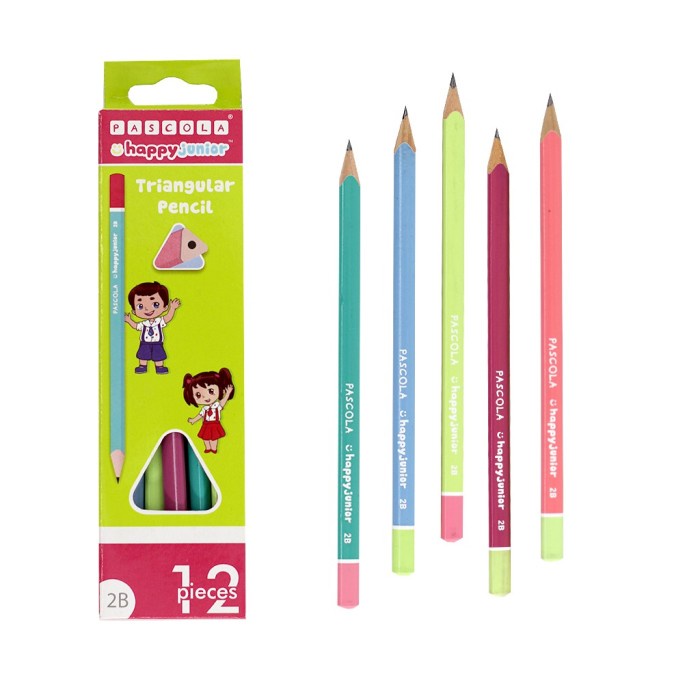 

Star Standard Pascola Happy Junior Pencil 2B Pschjp2B Perpack Terbatas